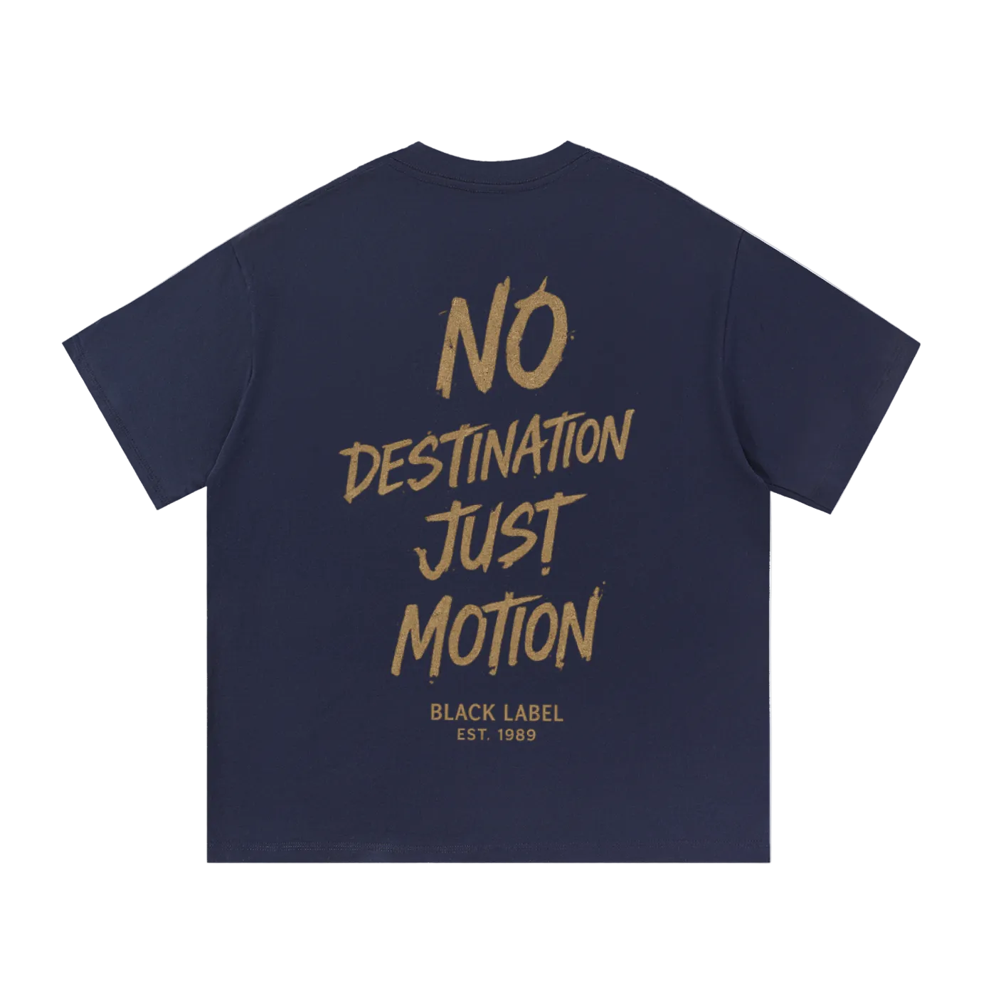 In The Wind™ Black Label Premium T-Shirt – “No Destination. Just Motion.” Size up