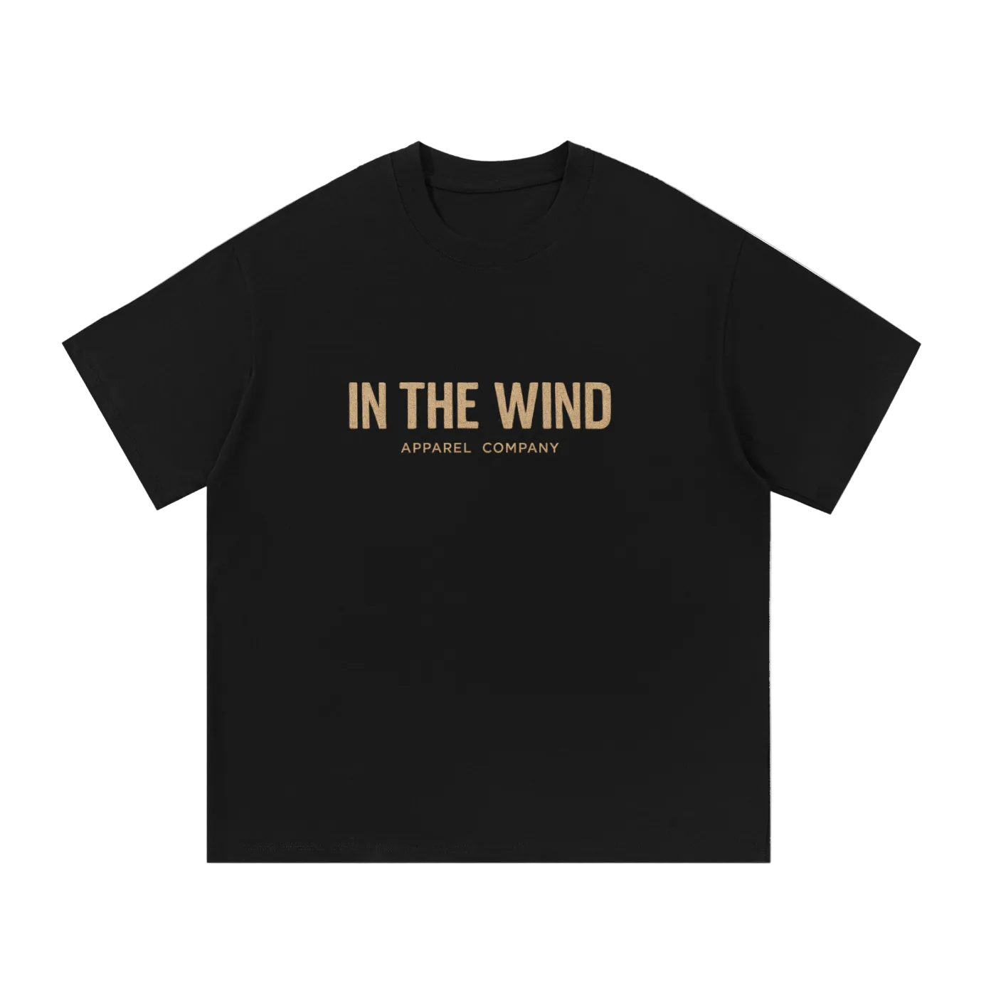 In The Wind™ Black Label Premium T-Shirt – “No Destination. Just Motion.” Size up