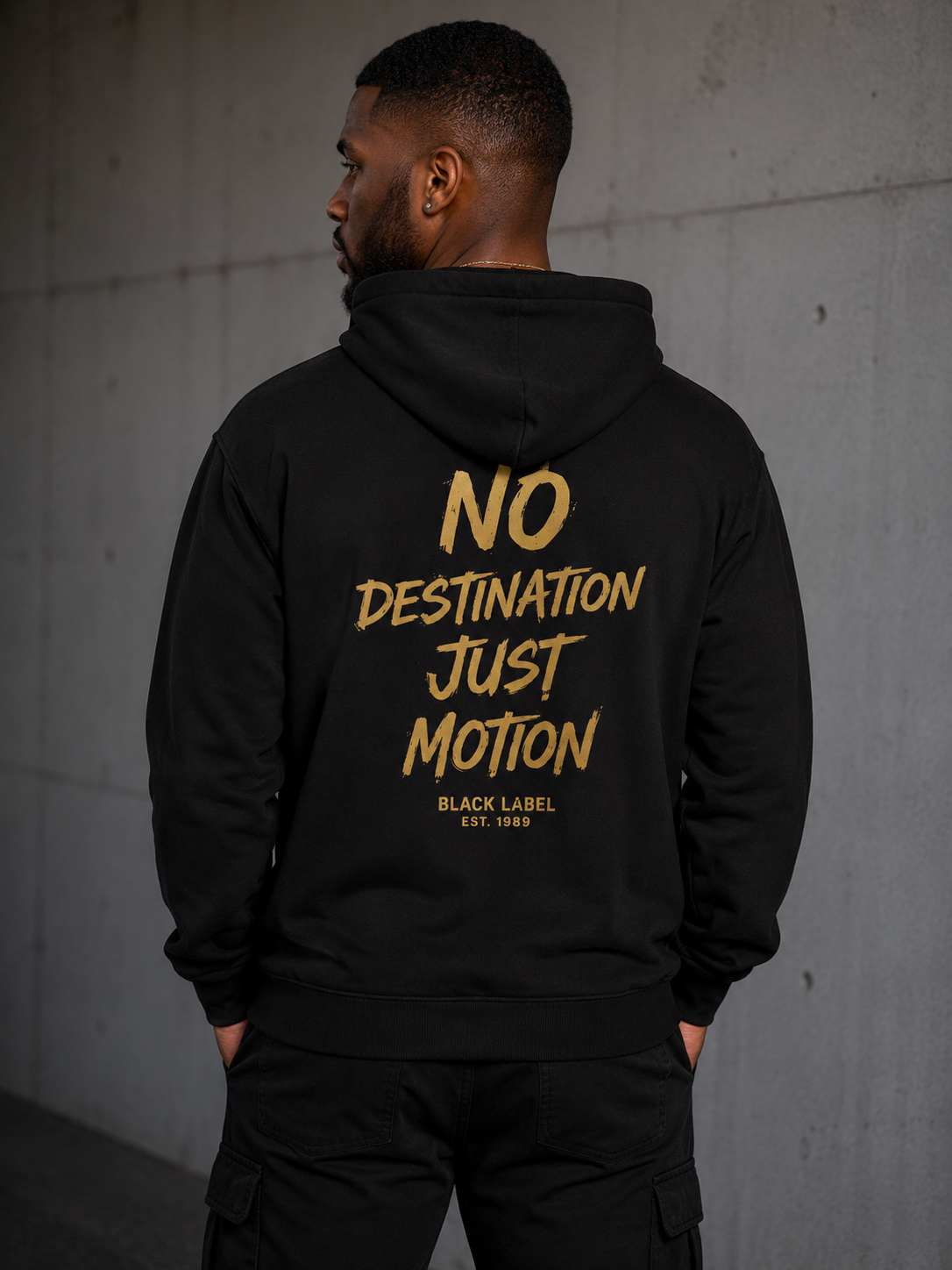 Black Label No. 05 — No Destination Hoodie