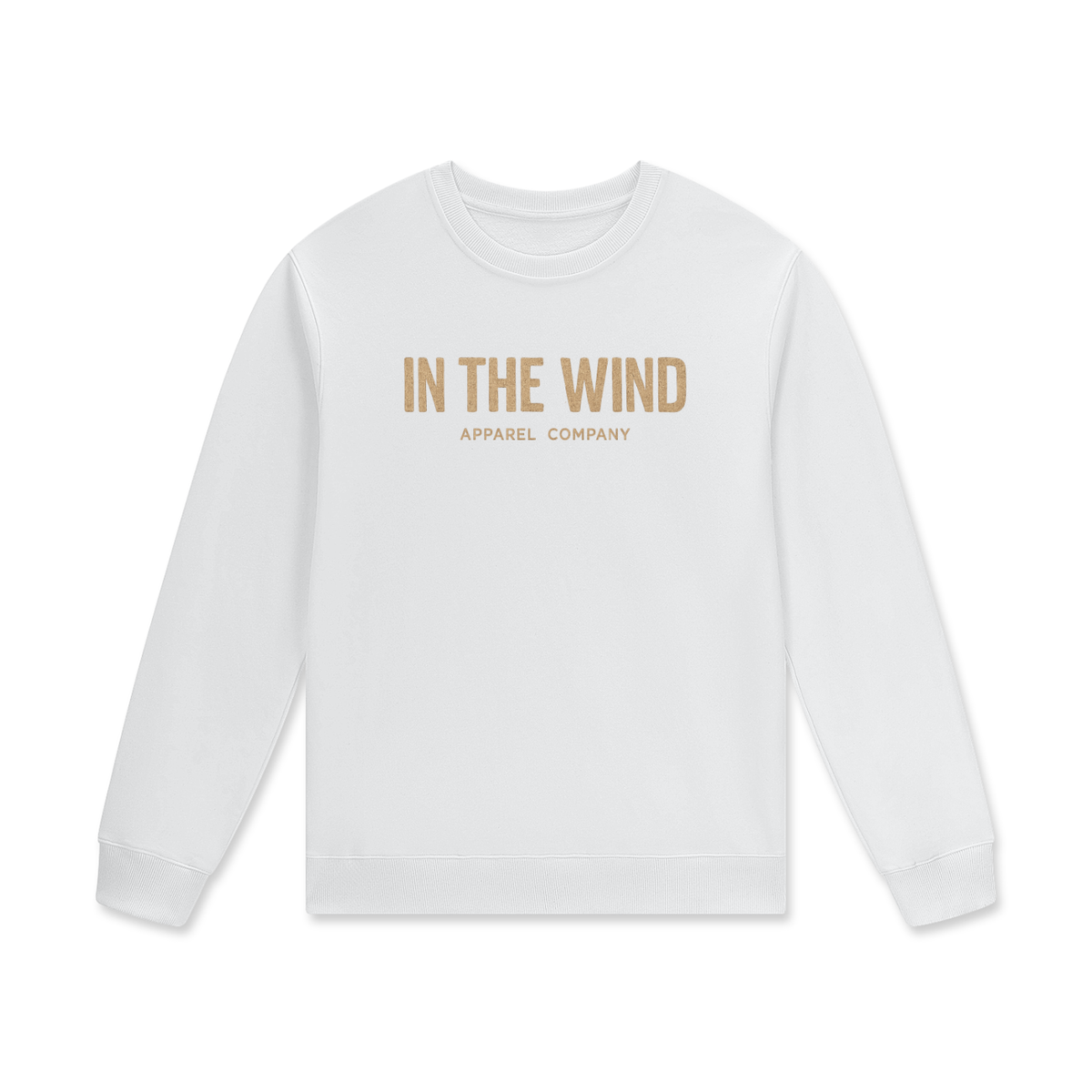 In The Wind™ Black Label Crewneck Sweatshirt – “No Destination. Just Motion.” Runs small order one size up