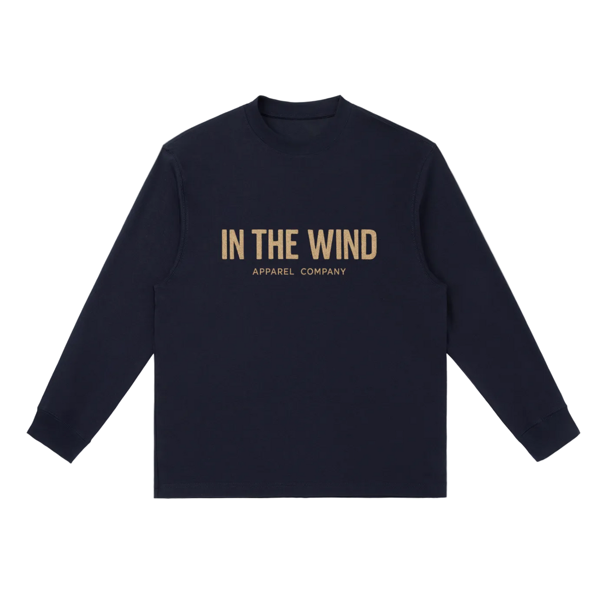 In The Wind™ Legacy Long Sleeve Tee – Black Label Edition | Freedom • Purpose • Legacy. Size up